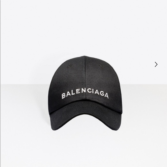 balenciaga cap black